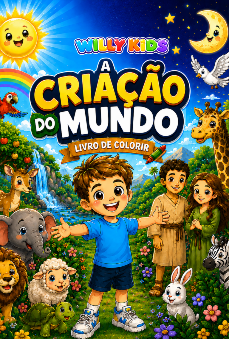 Livro de Colorir - A criação do mundo - Willy Kids