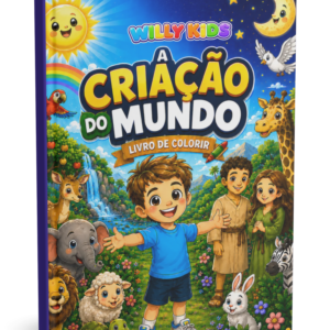 Livro de colorir - A criação do Mundo - Willy Kids / Livro Físico