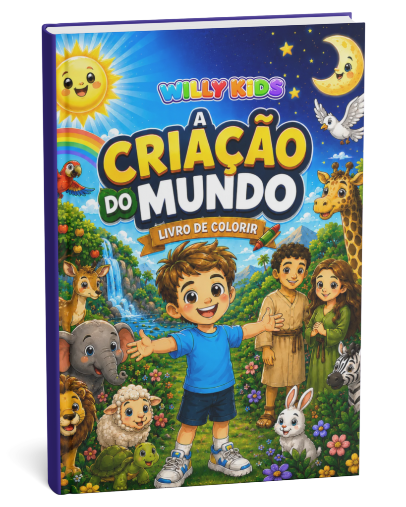 Livro de colorir – A criação do Mundo – Willy Kids / Livro Físico