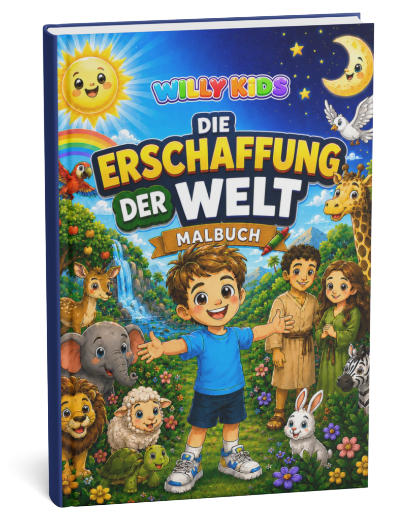Malbuch – Die Erschaffung der Welt / Willy Kids / Physisches Buch
